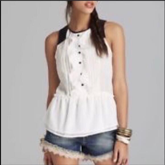 New Free People Peplum‎ Top - Picture 1 of 6